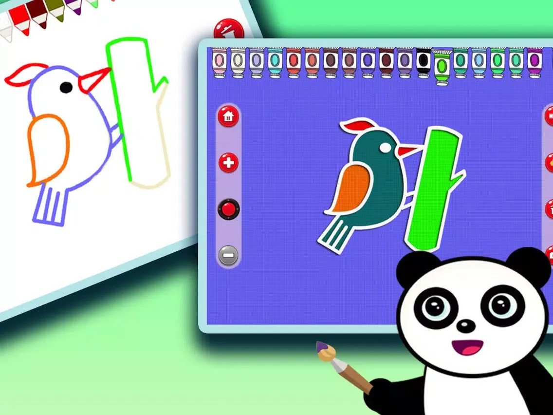 تصاویر Panda sketch and drawing iPad 