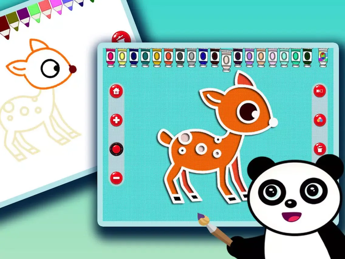 تصاویر Panda sketch and drawing iPad 