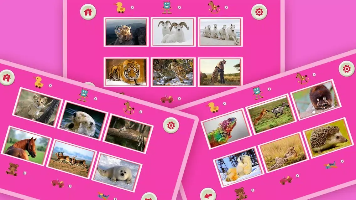 Fun animal jigsaw puzzle game 스크린샷