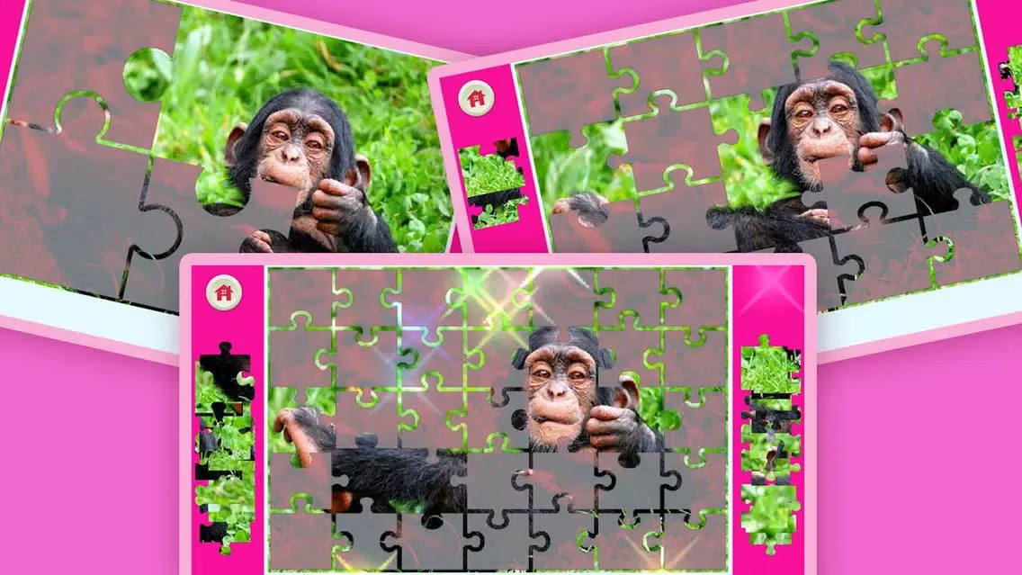 Fun animal jigsaw puzzle game 스크린샷