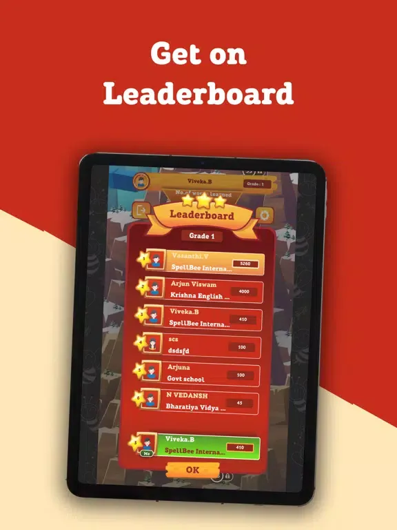Trekman SpellBee International iPad  স্ক্রিনশট