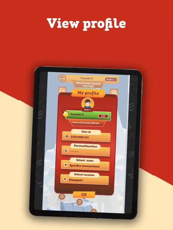 Trekman SpellBee International iPad  স্ক্রিনশট