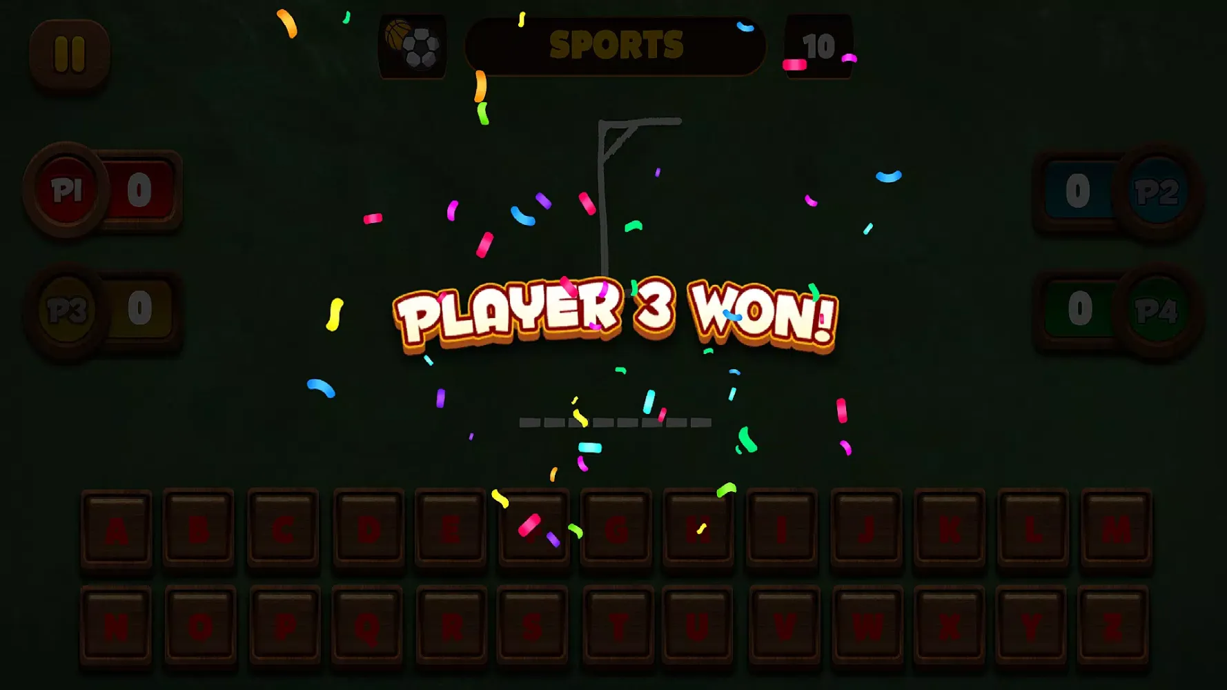 Hangman 1 2 3 4 Players Puzzle Screenshots