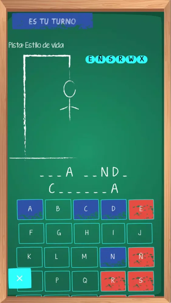 Tangkapan layar Hangman Pool