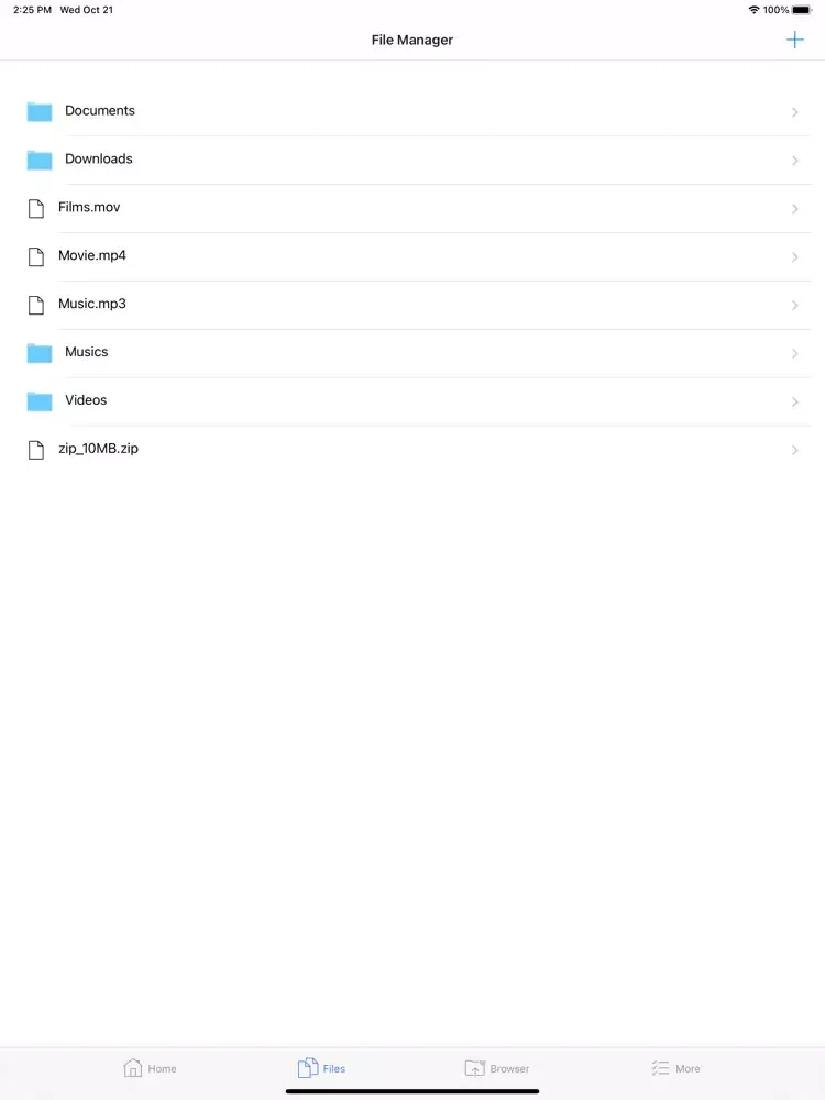 MyMedia: File Manager iPad  Screenshots