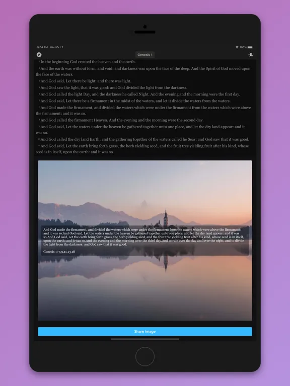 Tangkapan layar KJV Bible with Apocrypha iPad 