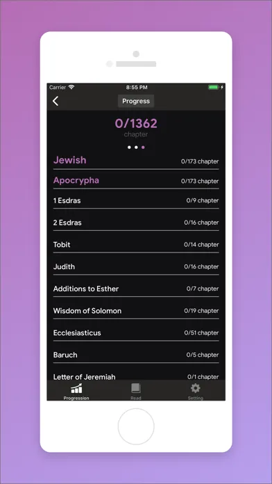 Tangkapan layar KJV Bible with Apocrypha