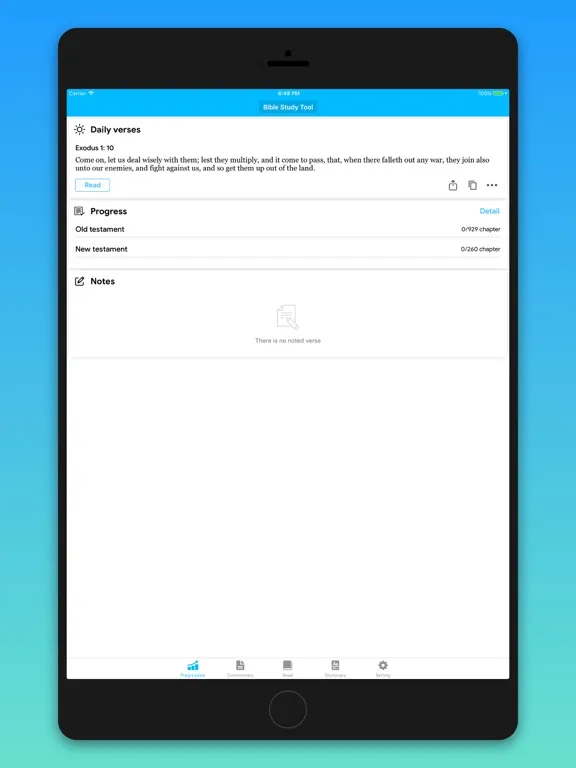 Ảnh chụp màn hình của Bible Study Tools - KJV bible iPad 