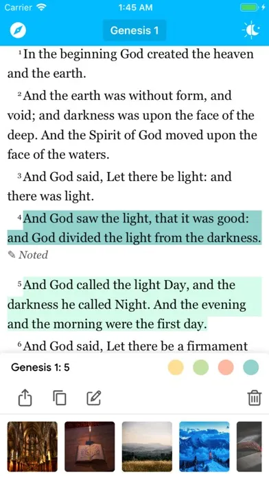 Ảnh chụp màn hình của Bible Study Tools - KJV bible