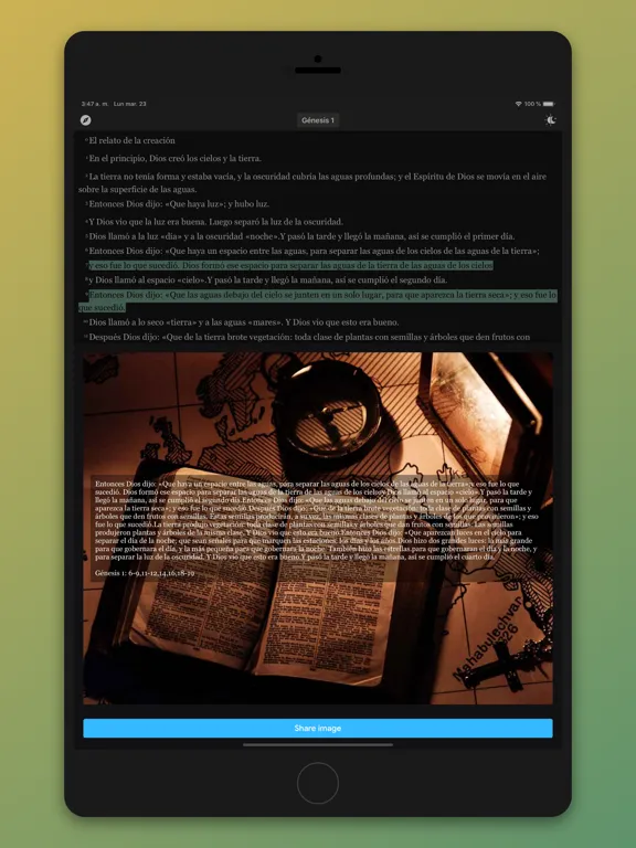 تصاویر Nueva Traduccion Viviente iPad 
