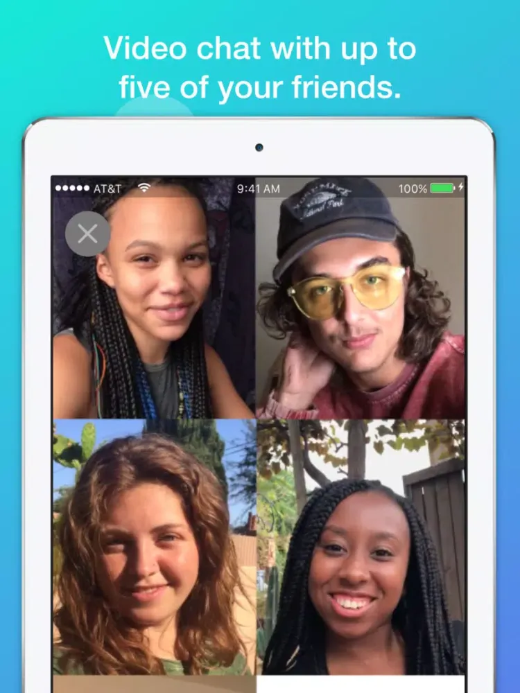 Zrzuty ekranu Rooms Live - Group Video Chat iPad 