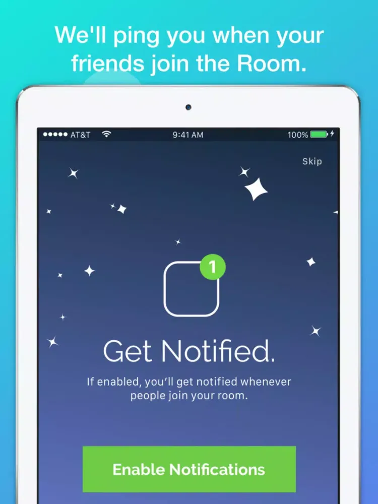 Zrzuty ekranu Rooms Live - Group Video Chat iPad 