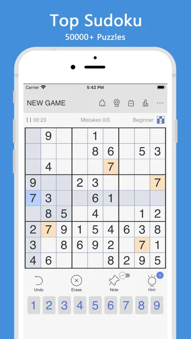 Ảnh chụp màn hình của Sudoku - Easy Logic Game