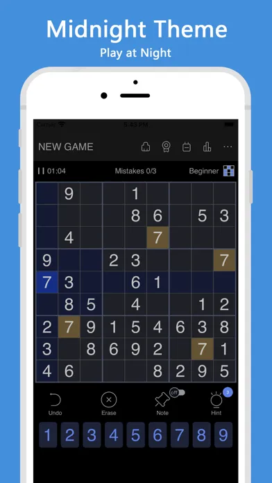 Ảnh chụp màn hình của Sudoku - Easy Logic Game
