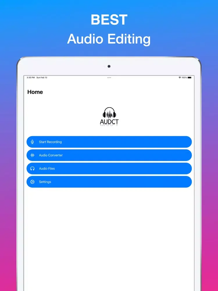 Audacity - Audio Tools iPad  Screenshots