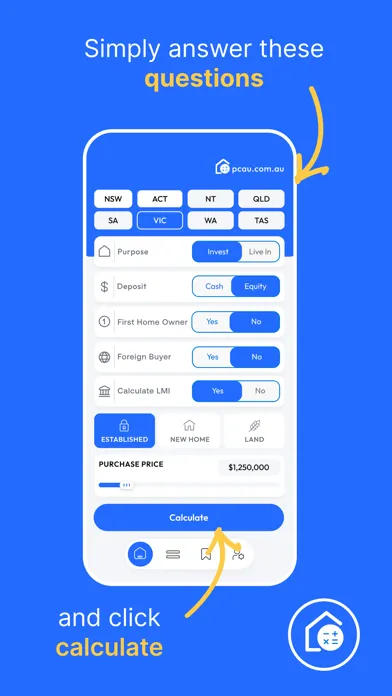 Ảnh chụp màn hình của Property Calculator Australia