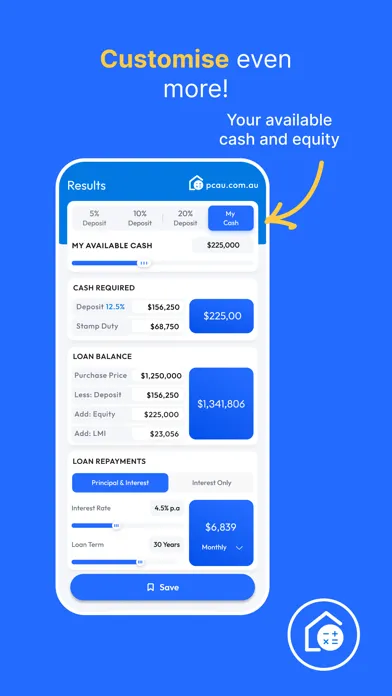 Ảnh chụp màn hình của Property Calculator Australia