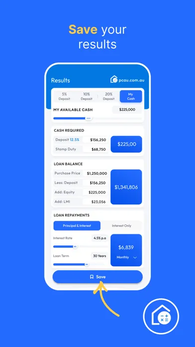 Ảnh chụp màn hình của Property Calculator Australia