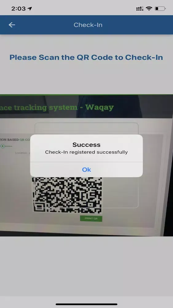 Tangkapan layar Waqay - EMA
