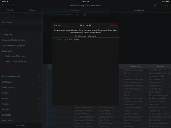 تصاویر MySQL Client by SQLPro iPad