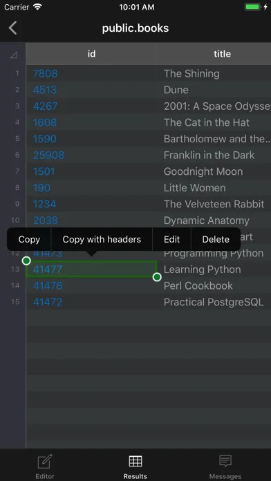 Postgres Client by SQLPro Screenshots