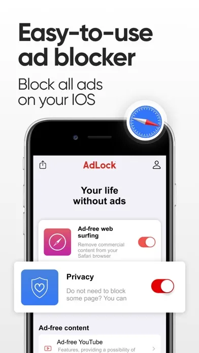 Capturas de tela do AdLock: Ads Blocker & Privacy