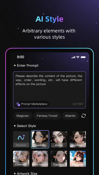 Скриншоты AI Art Generator-AI Photo Make