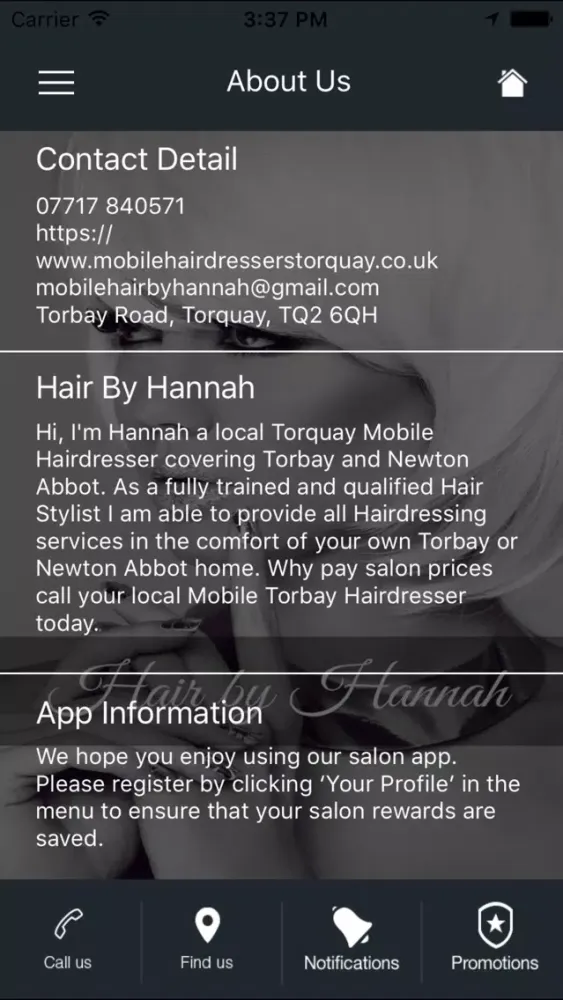 Hannah Hair स्क्रीनशॉट