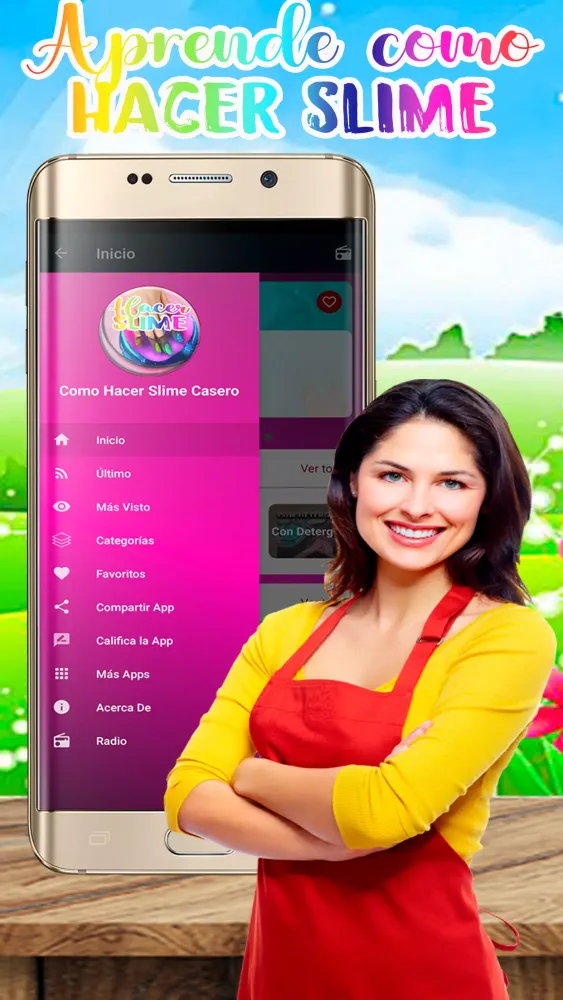 ภาพหน้าจอของ Como Hacer Slime Casero Fácil