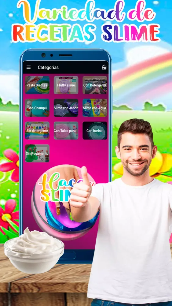 ภาพหน้าจอของ Como Hacer Slime Casero Fácil