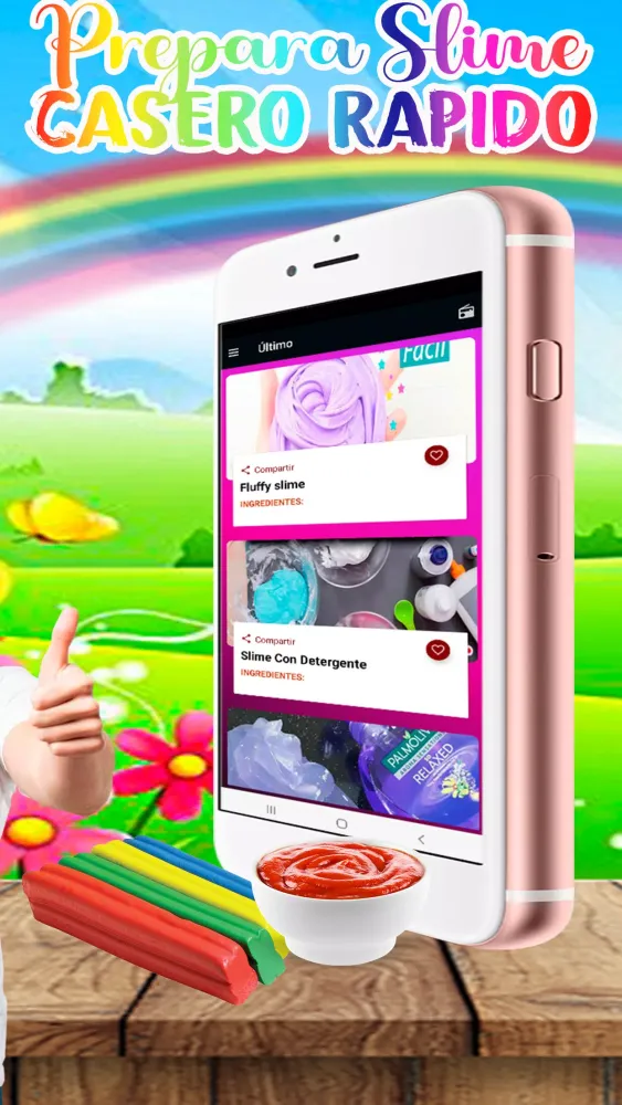 ภาพหน้าจอของ Como Hacer Slime Casero Fácil