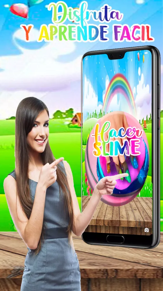 ภาพหน้าจอของ Como Hacer Slime Casero Fácil