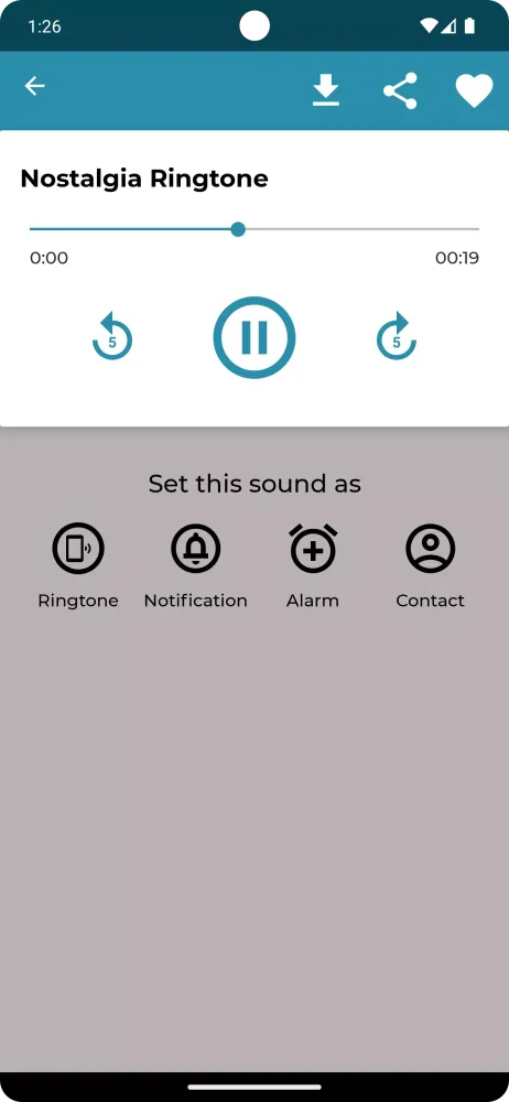 Tangkapan skrin Old Phone Ringtones