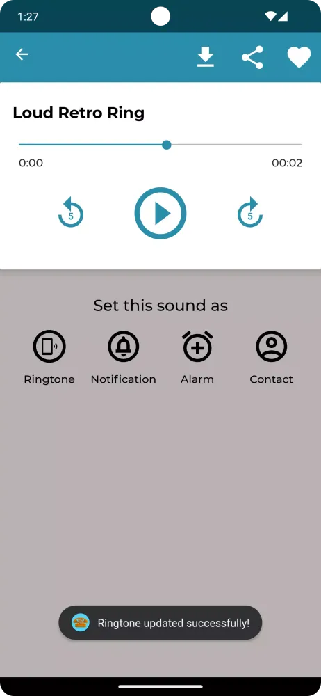 Tangkapan skrin Old Phone Ringtones