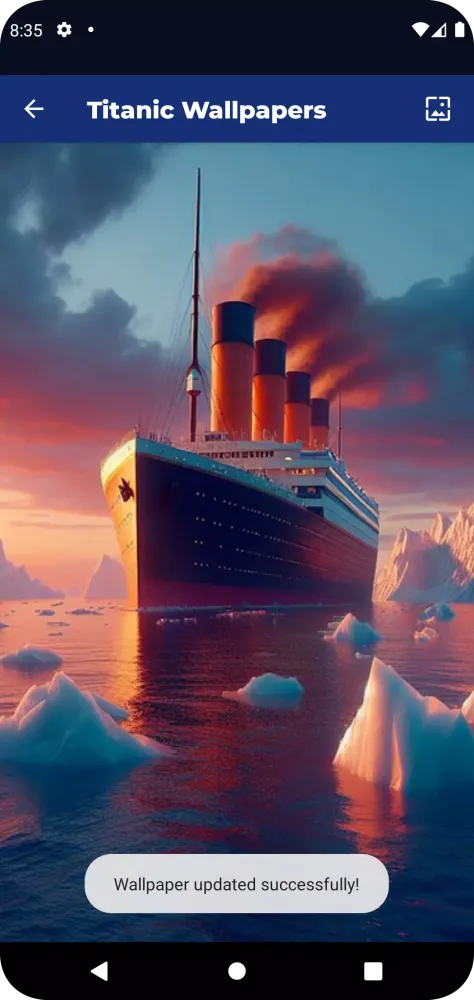 ภาพหน้าจอของ Titanic Wallpapers