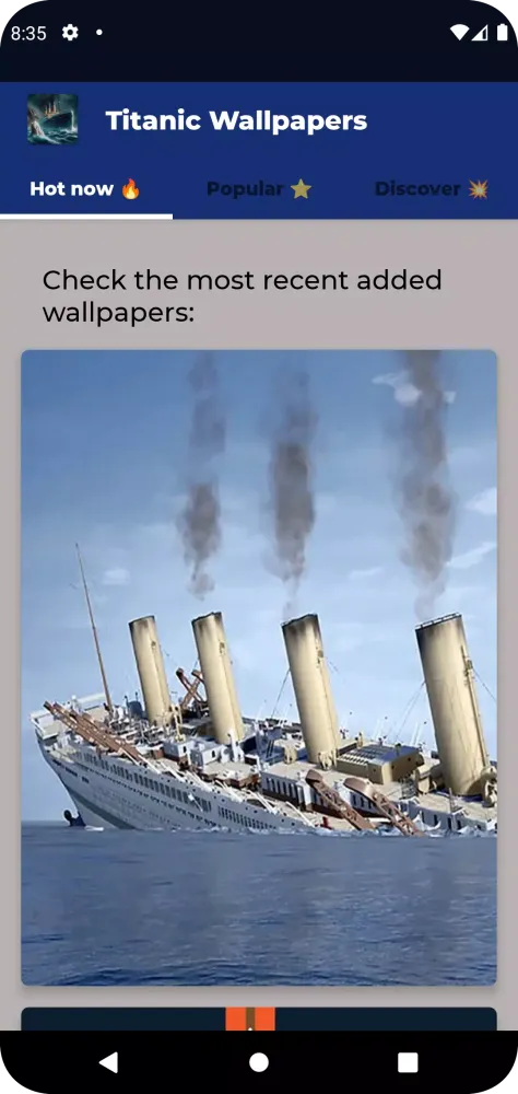 ภาพหน้าจอของ Titanic Wallpapers