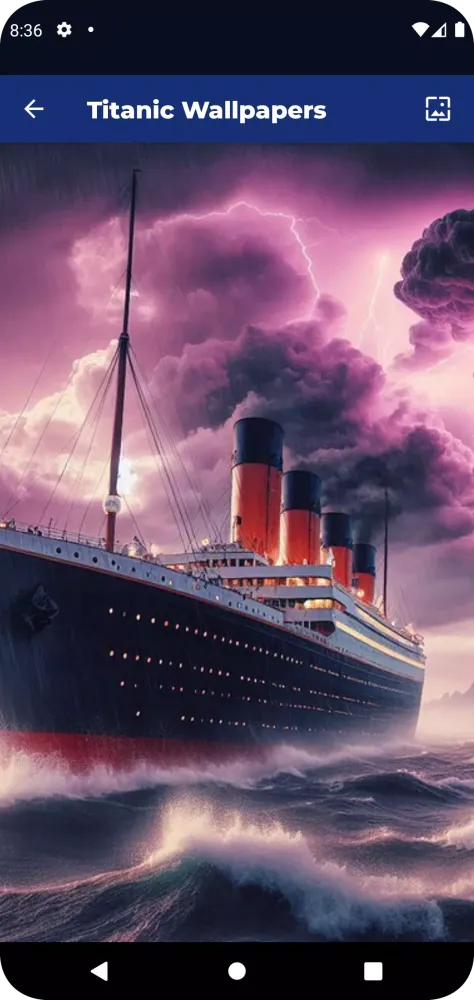 ภาพหน้าจอของ Titanic Wallpapers