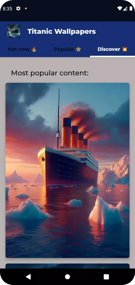 ภาพหน้าจอของ Titanic Wallpapers