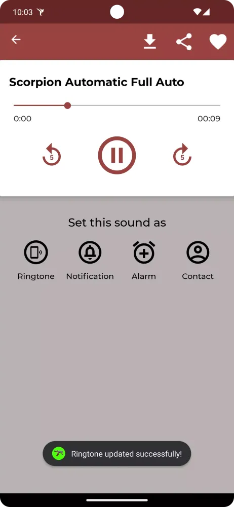 Gun Sounds Ringtones Screenshots