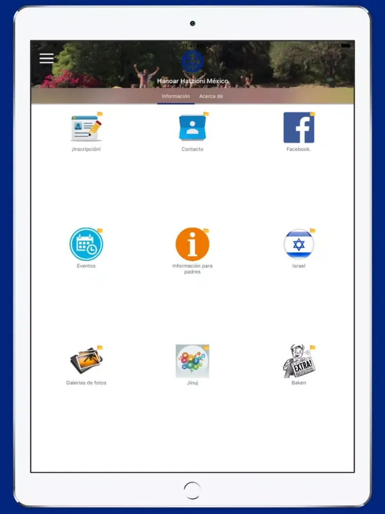 Hanoar Hatzioní México iPad  Screenshots