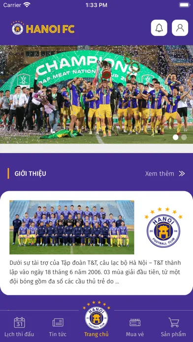 HANOI FC スクリーンショット