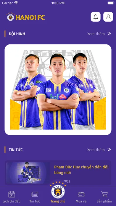 HANOI FC スクリーンショット