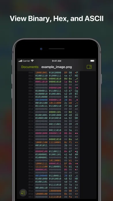 Скриншоты Hexer — Hex File Viewer