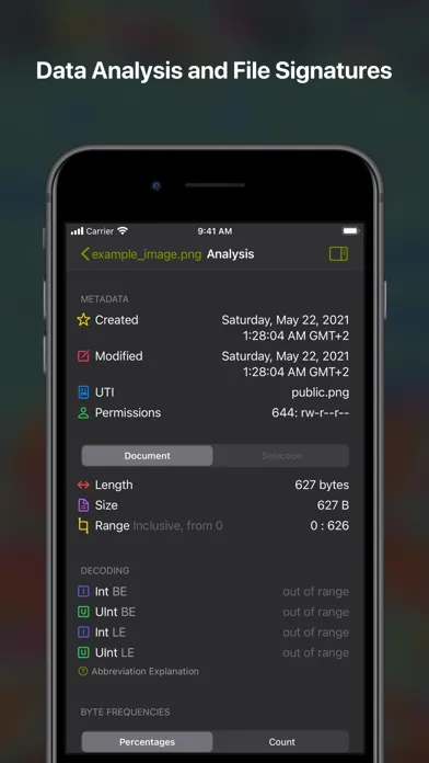 Скриншоты Hexer — Hex File Viewer