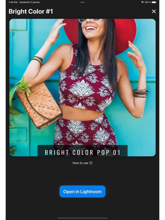 Filters Presets for Lightroom iPad 應用截圖
