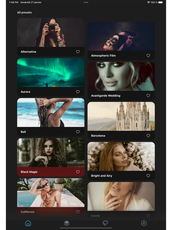 Filters Presets for Lightroom iPad 應用截圖