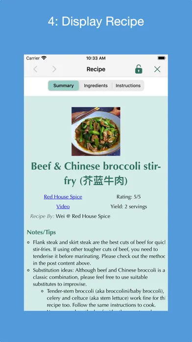 Recipe Collector سکرین شاٹس