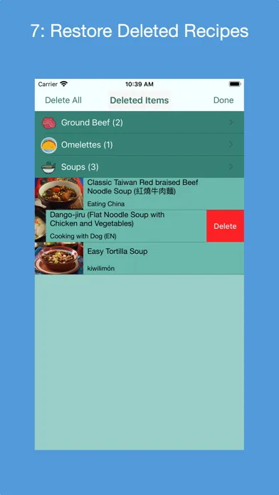 Recipe Collector سکرین شاٹس
