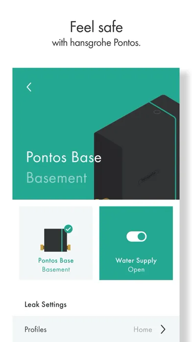 Zrzuty ekranu hansgrohe home