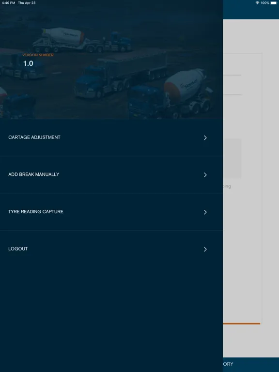 Captures d'écran de Hanson Electronic Driver Diary iPad 